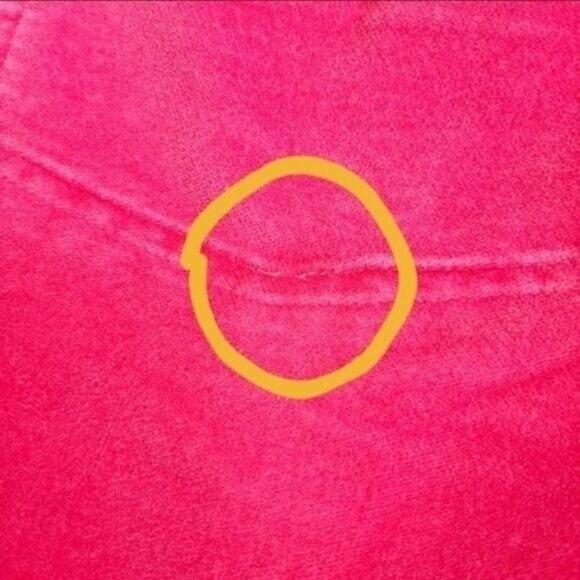 DAVID BITTON - Buffalo Lou Pink Velour Flare Pants Sz 2 Flawed - Picture 11 of 13